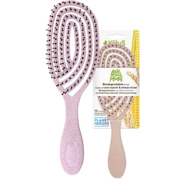 ЩЕТКА ДЛЯ ВОЛОС INTERVION ЭКО РОЗОВАЯ