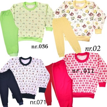 Пижама с длинными рукавами 100% хлопок ПОЛЬСКАЯ 128 см