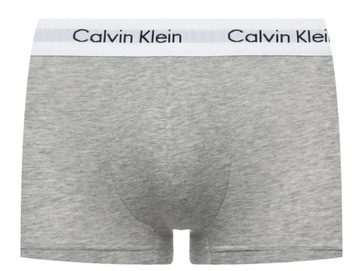 CALVIN KLEIN BOKSERKI 3-PACK CZARNE Z BIAŁĄ GUMĄ ROZ. S