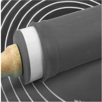 НАБОР СИЛИКОНОВОЙ ДОСКИ БОЛЬШОЙ РОЛИК XXL 40x60 СЕРАЯ МАТОВАЯ ПОДКЛАДКА