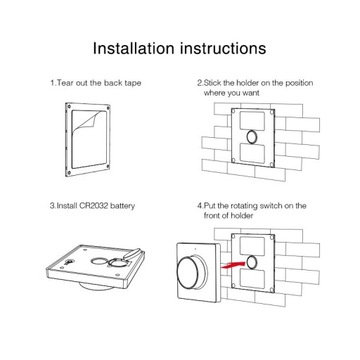 STEROWNIK MILIGHT K1 BIAŁY DO LED MONO/CCT