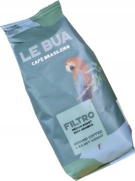 Kawa mielona Le Bua 1kg Cafe brasileiro 100% Arabika średnio palona
