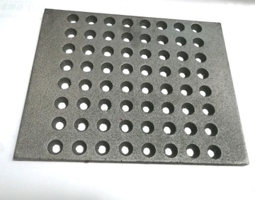 КАМИННАЯ РЕШЕТКА МАССИВНАЯ ЧУГУННАЯ 30x24см