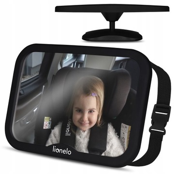 Lusterko do obserwacji dziecka OBRÓT 360 Lionelo BLACK