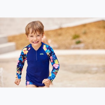 Детская футболка для плавания Funky Trunks Zippy Rash Vest в цвете 110