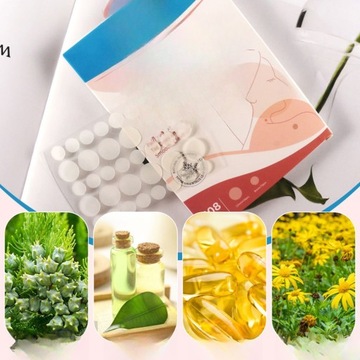 Plastry na wypryski punktowe, białe