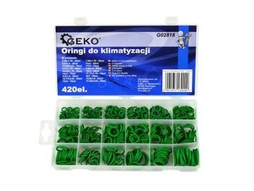 Oringi do klimatyzacji - zestaw 420szt GEKO G02818