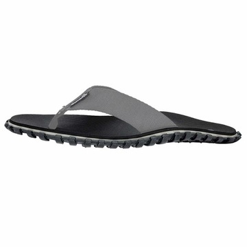 Gumbies Duckbill Flip Flops Unisex Black Grey - 47