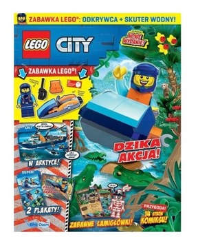Magazyn LEGO City Minifigure Czasopismo - 09/2023 - Odkrywca + Skuter Wodny