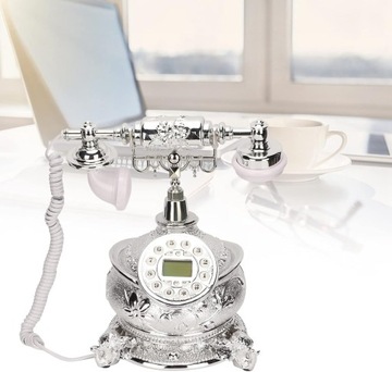 Ретро-телефон в европейском стиле, классический поворотный