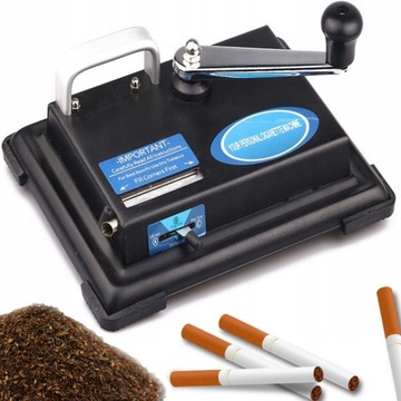 NABIJARKA TŁOKOWA RĘCZNA MASZYNKA DO ROBIENIA PAPIEROSÓW NABIJANIA TYTONIU