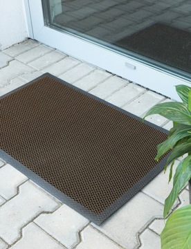 3D КОВрик ДЛЯ ОБУВИ ВХОДНОЙ 40х60, НАРУЖНЫЙ, ПРОТИВОСКОЛЬЗЯЩИЙ