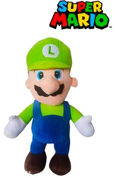 MASKOTKA SUPER MARIO BROS DUŻA XXL LUIGI 50cm