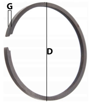 2 х УНИВЕРСАЛЬНЫЕ ПОРШНЕВЫЕ КОЛЬЦА 1,2x56 AIP