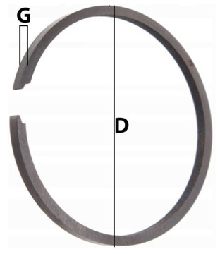 2 x УНИВЕРСАЛЬНЫЕ ПОРШНЕВЫЕ КОЛЬЦА 1,5x40 AIP