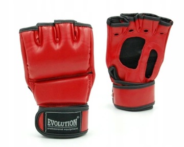RĘKAWICE MMA SKÓRZANE NA WOREK EVOLUTION r. XL