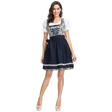 Niemieckie tradycyjne monachijskie stroje piwne premium na Oktoberfest