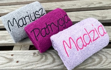 Prezent na Święta Ręczniki z Haftem Imię Imiona