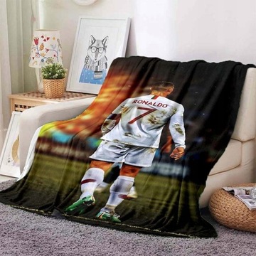 koce Cristiano Ronaldo wzór koc Super ciepłe koce