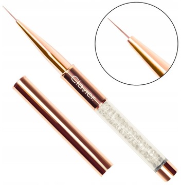 Pędzelek Do Zdobień Paznokci Cienki Precyzyjny Nail Art - 10 mm