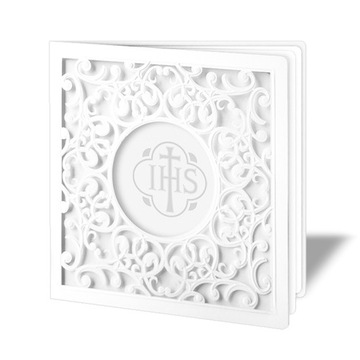 ECO LASER CUT Пригласительные на Первое Причастие, 10 шт.