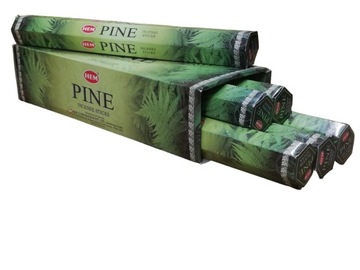 INDYJSKIE KADZIDEŁKA ZAPACHOWE PINE SOSNA HEM 120 szt. KADZIDŁA