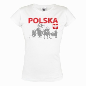 DAMSKA KOSZULKA REPREZENTACJI POLSKI POLSKA HUSAR