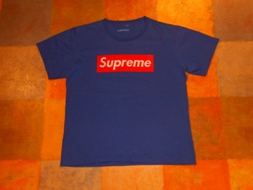 SUPREME USA L T-SHIRT LOGO UNIKAT RETRO RAP HIPHOP