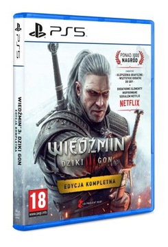 WIEDŹMIN 3 III: DZIKI GON EDYCJA KOMPLETNA | PlayStation 5 | Polska okładka