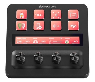 Панель потоковой передачи Elgato Stream Deck + 8 кнопок/4 ручки