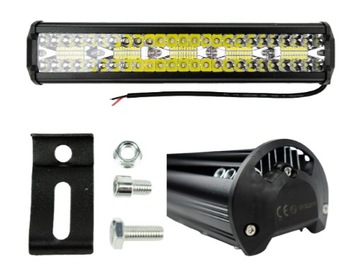 MOCNA LAMPA ROBOCZA 300W 100 LED 38cm ledbar HALOGEN 5 modułów 12V 24V HOM.