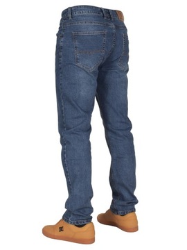 Spodnie męskie jeans W:42 112 CM L:30 granat