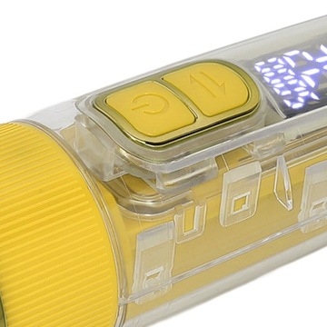 Прозрачная электрическая машинка для стрижки волос, регулируемая цифровая JT