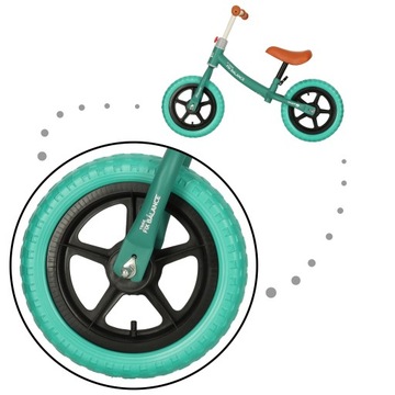 БЕЛАНСОВЫЙ ВЕЛОСИПЕД ТРАЙК FIX BALANCE БИРЮЗОВЫЙ ДЛЯ ДЕТЕЙ ЛЕГКИЙ