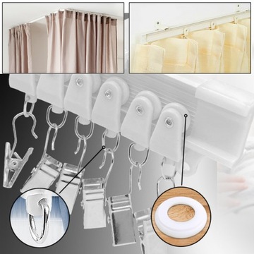 3M ELASTYCZNY, GIĘTY KARNISZ SUFITOWY, DZIELNIK POKOJU DO OKNA WYKUSZOWEGO