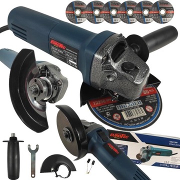 SZLIFIERKA KĄTOWA DIAX KĄTÓWKA 125mm 1300W 6x TARCZA