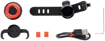 ROCKBROS BIKE ЗАДНИЙ ФОНАРЬ СВЕТОДИОДНЫЙ ПОДСЕДЛЕННЫЙ ФОНАРЬ IPX6 SMART