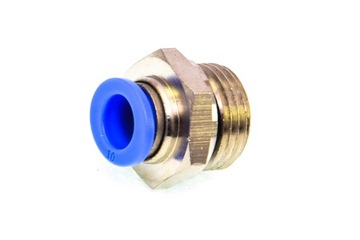 ZŁĄCZKA PROSTA WTYKOWA WĄŻ 10MM GWINT 1/2 SPC10-04