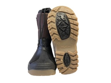 REN MUFLON BOOTS 22-468 СНЕЖНЫЕ БОТИНКИ ДЛЯ МАЛЬЧИКОВ ЧЕРНО-КОРИЧНЕВЫЙ R 25/26
