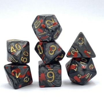 Игральные кости многогранные 3x7x Легкие семейные ролевые игры 2 шт.