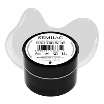 SEMILAC ŻEL BUDUJĄCY DO PAZNOKCI FRENCH WHITE 15g