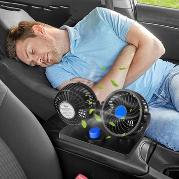 WENTYLATOR SAMOCHODOWY, 12 V ELEKTRYCZNY WENTYLATOR DO SAMOCHODÓW, SUV