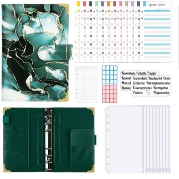 SEGREGATOR BUDŻETOWY A6 OSZCZĘDNIK BINDER PLANER BUDŻETU ORGANIZER ZESTAW