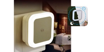 СВЕТОДИОДНЫЙ НОЧНИК 1ВТ ДЛЯ ДЕТСКОГО СНА С КОНТАКТНЫМ ДАТЧИКОМ СУМЕРКИ