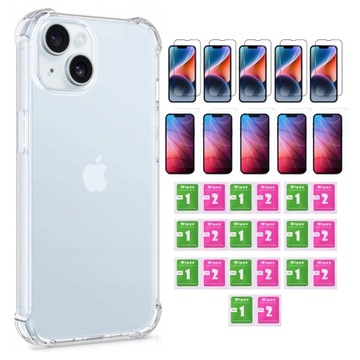 Etui do iPhone 13 / iPhone 14 Case A-S + 10x Szkło