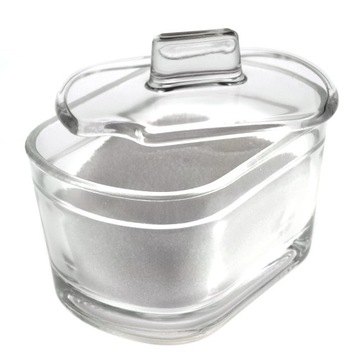 Стеклянная сахарница-контейнер, Ясло