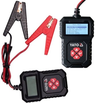 YATO ЭЛЕКТРОННЫЙ ЦИФРОВОЙ ЖК-ТЕСТЕР АВТОМОБИЛЬНОГО АККУМУЛЯТОРА 12 В 2000 А
