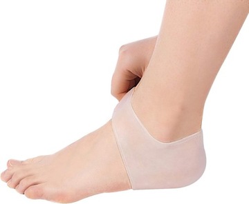 СИЛИКОНОВЫЕ ГЕЛЕВЫЕ НАПЯЧКИ-ЧЕХОЛЫ ДЛЯ ТРЕСКОВАННЫХ ПЯТОК, Ссадин, МОЗОЛЕЙ, 2 шт.