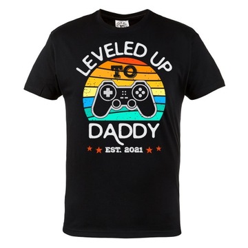 KOSZULKA NA DZIEŃ OJCA DZIEŃ TATY LEVEL UP TO DAD