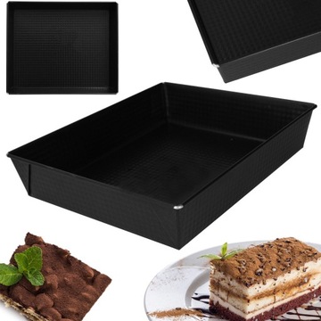 Blacha do pieczenia prostokątna forma blaszka blachy do ciasta ciast 30x25
